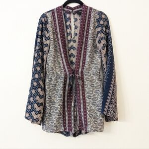 Akira Chicago Black Label bohemian romper size Small